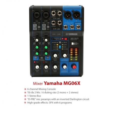 Bàn Mixer Yamaha MG06X