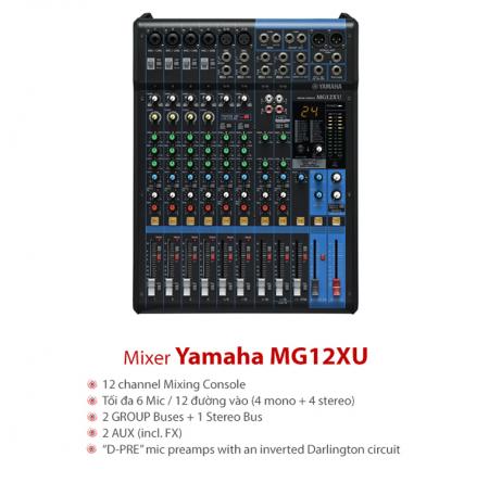 Bàn mixer Yamaha MG12XU