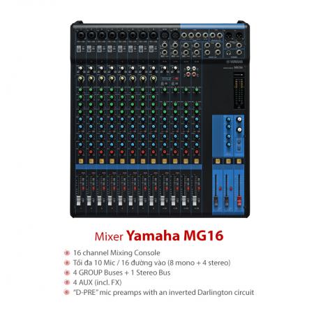 Bàn mixer Yamaha MG16