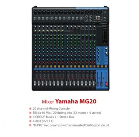 Bàn mixer Yamaha MG20