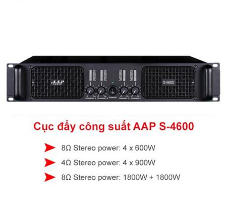 Cục đẩy công suất AAP Audio S-4600
