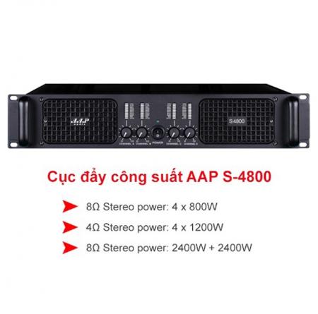 Cục đẩy công suất AAP Audio S-4800
