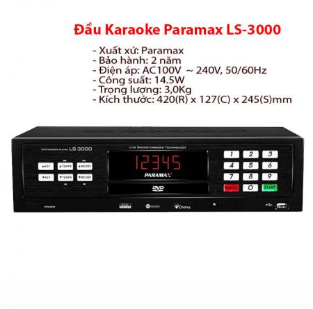 Đầu karaoke Paramax LS 3000