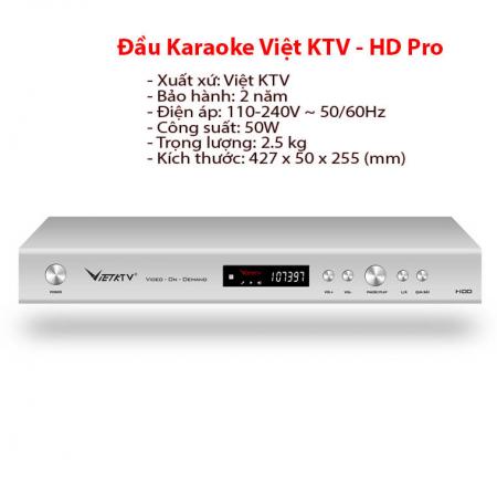 Đầu karaoke Việt KTV HD Pro 4TB