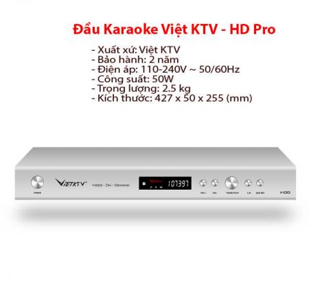 Đầu Việt KTV HD Pro 3TB