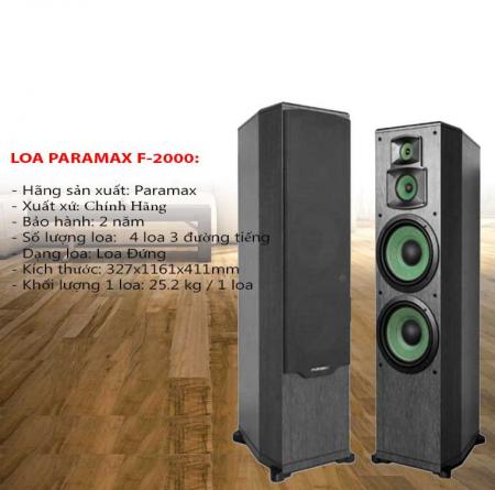 Loa đứng Paramax F-2000