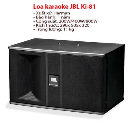 Loa karaoke JBL KI 81