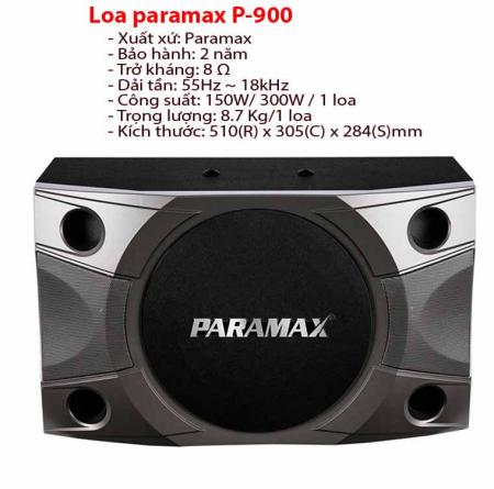 Loa karaoke paramax P-900