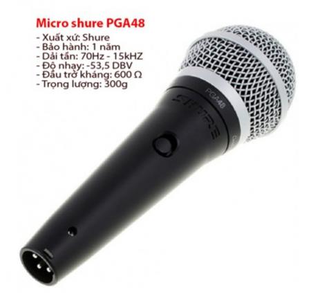 Micro shure PGA48