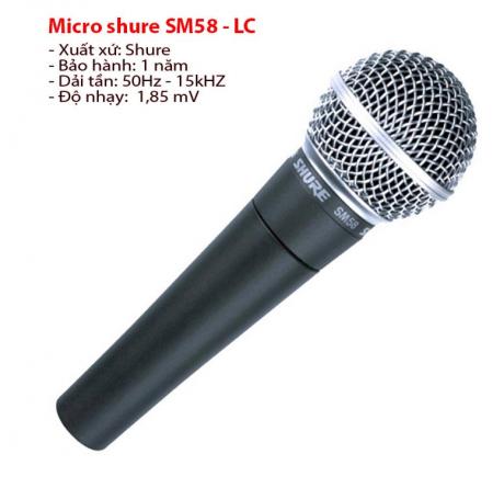 Micro shure SM58 - LC