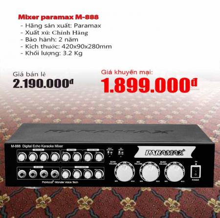 Mixer karaoke paramax M-888