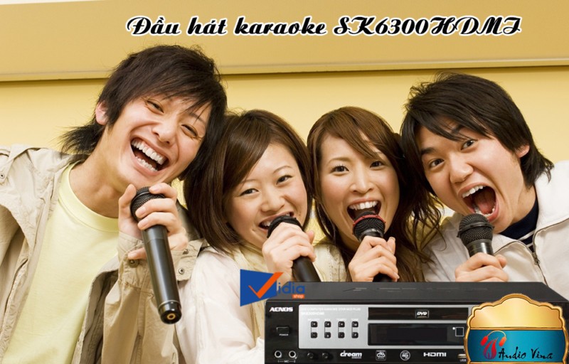 Đầu Hát Karaoke Hiện Đại Tại VIDIASHOP ACNOS SK6300HDMI Đầu Hát Karaoke Hiện Đại Tại VIDIASHOP ACNOS SK6300HDMI